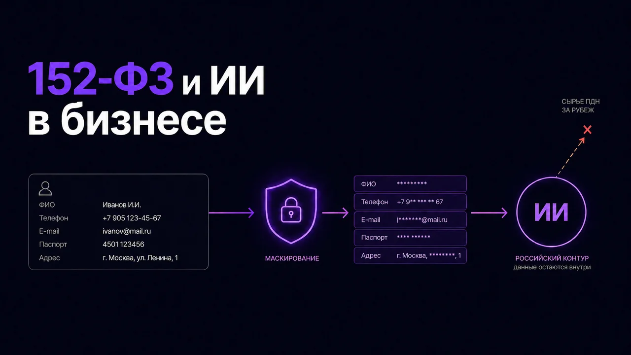 152-ФЗ и ИИ в бизнесе как работать с персональными данными