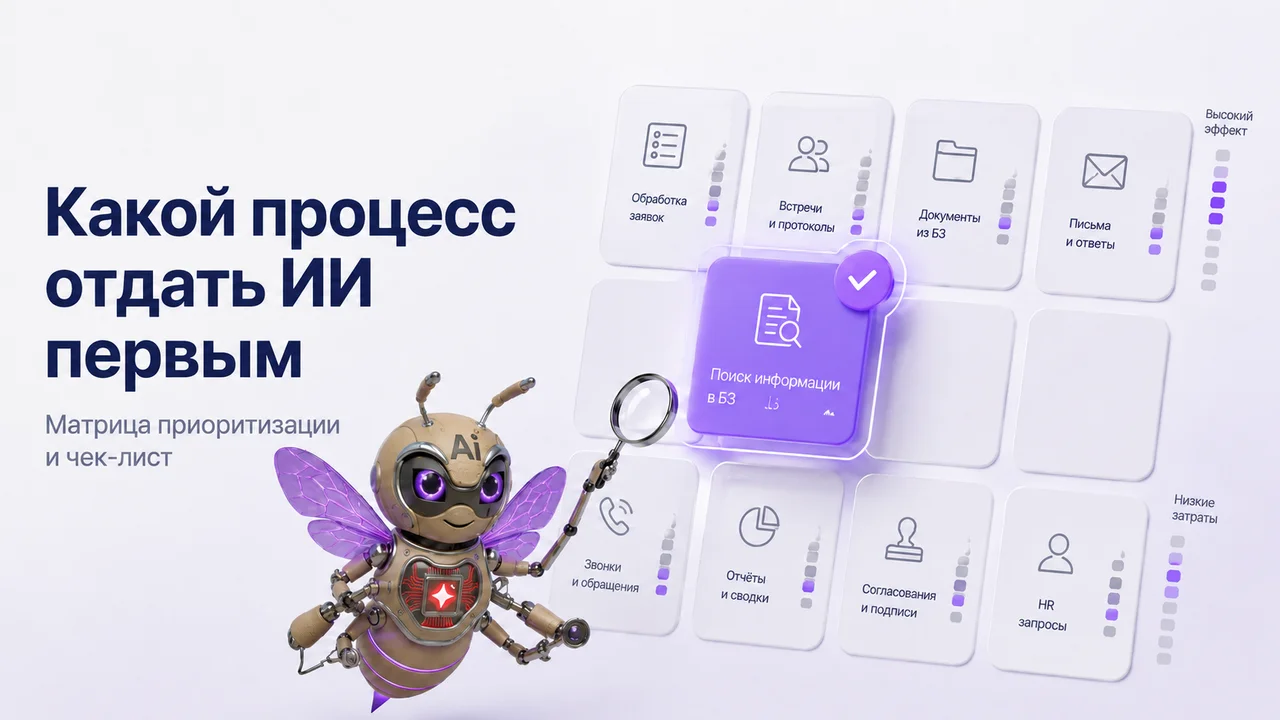 Как выбрать первый сценарий внедрения ИИ в бизнес