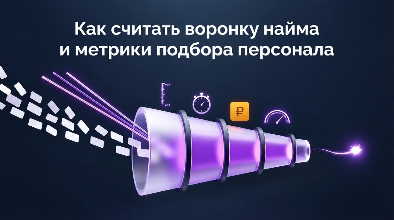 Как считать воронку найма и метрики подбора персонала